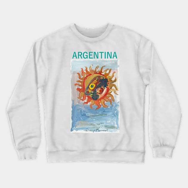 Argentine flag Crewneck Sweatshirt by diegomanuel